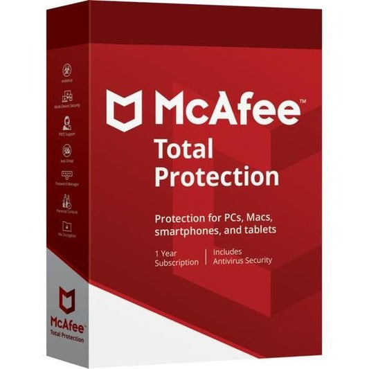 MCAFEE TOTAL PROTECTION 2024 FOR 1 YEAR